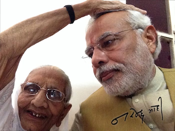 As PM Modi Turns 64, His Mother Gives Him a Special Gift