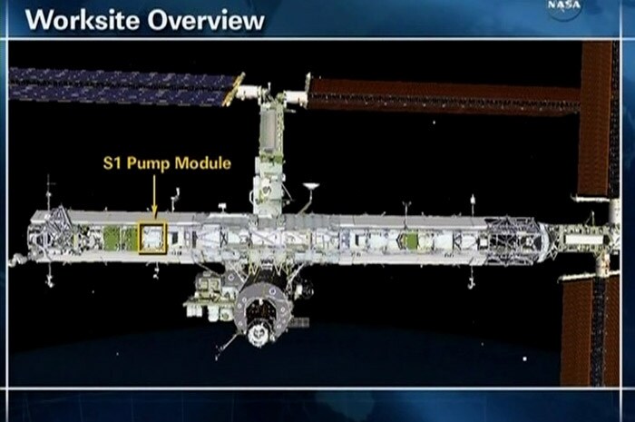 NASA's space station programme manager, Mike Suffredini, ranked the problem as one of the most serious in the 12-year history of the orbiting lab, but stressed the outpost could keep going indefinitely given the current situation. The fear is that the second cooling loop could shut down at any moment and leave the station in precarious shape.  (AP Photo)