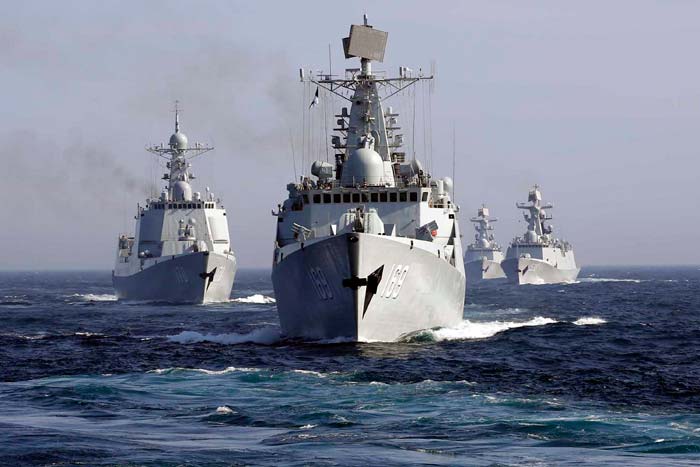 China, Russia hold largest-ever joint naval drills
