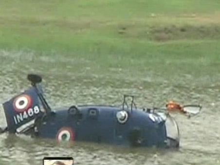 Indian Naval Chetak helicopter crashes near Vizag