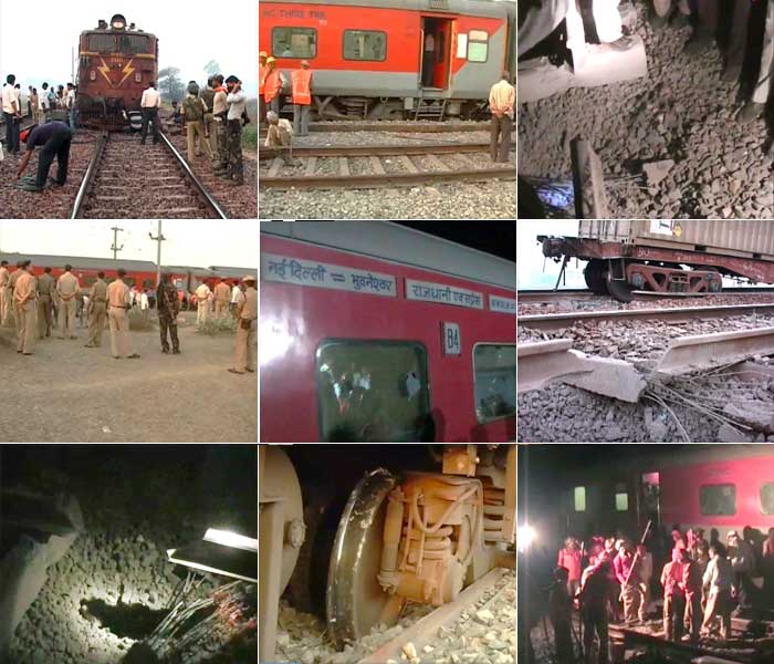 One of the favourite targets of the Maoists has been the Indian railways. In increasingly frequent attacks, the Maoists have targeted passenger trains in the West-Bengal-Jharkhand-Chattisgarh-Orissa belt killing several people in the process. The biggest attack came on the Gyaneshwari Express between Howrah and Mumbai. Over 140 people died in that accident triggered by the Maoists at Jhargram in West Bengal.

The Maoists also attack villagers and kill poor, illiterate tribals for being police informers. <br><br> <object data="http://drop.ndtv.com/audio/player/mp3player.swf" type="application/x-shockwave-flash" height="50" width="480">
<param name="movie" value="http://drop.ndtv.com/audio/player/mp3player.swf" />
<param name="FlashVars" value="mp3=http://drop.ndtv.com/audio/news/Naxals/9-16.mp3&amp;buttoncolor=ffffff&amp;buttonovercolor=000000&amp;bgcolor1=ff9c00&amp;bgcolor2=ff0000&amp;sliderovercolor=ffffff&amp;showstop=1&amp;showvolume=1&amp;autoplay=1" /></object>