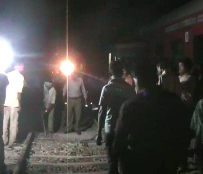 The explosive planted in the tracks between Kasta and Paraiya stations went off shortly after the train left Gaya station, Khopde said, adding a medical team with rescue train was sent to the spot.(NDTV Photo)