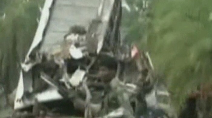 Chhattisgarh Home Minister Nanki Ram Kawar said Maoists were targeting innocents out of desperation.<br><br> The Congress condemned Monday's incident saying the strictest action must be taken against the Naxals. (Image Source: Sadhna News)