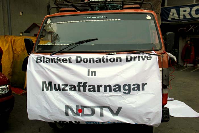 NDTV, in collaboration with the Uday Foundation in Delhi, initiated a drive to provide blankets to Muzaffarnagar riot victims living in relief camps this winter.<br><br>Just as the weather has taken a turn for the worse, we are happy to be able to inform our surfers, that after all your generous help, we collected and distributed over a 1000 blankets for the riot-affected refugees in Muzaffarnagar on Monday.<br><br> Join the blanket collection drive. For details, click <a href="http://www.ndtv.com/article/india/donate-blankets-for-muzaffarnagar-relief-camps-457925" class="fn fl"><span class="fr">here</a></span>