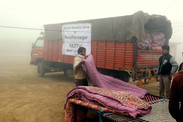 NDTV's blanket drive for Muzaffarnagar riot victims