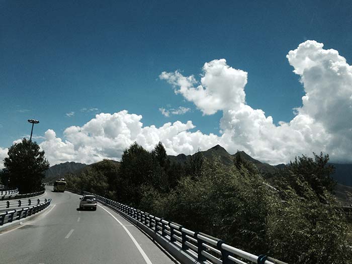 Highways, where the overbridges rise to meet the skies.