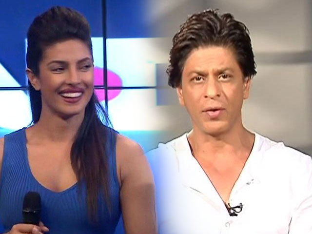 SRK, Priyanka at the launch of NDTV Prime - India's first 2-in-1 channel