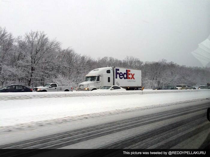 The winter storm that has swept the US