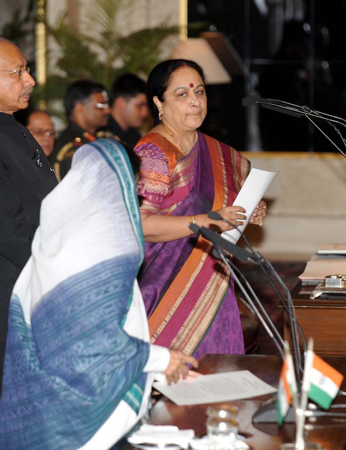 <b>Jayanthi Natarajan: Environment and Forests</b><br><br>Jayanthi Natarajan, former Congress spokesperson, a lawyer by profession and a former newscaster for Doordarshan, will now handle the high-profile Environment Ministry as a Minister of State with Independent Charge.<br><br>She took over the charge from Jairam Ramesh. Certainly the most popular Congress face in Tamil Nadu, Natarajan enters the union ministry after more than a decade.<br><br>Besides getting active in environment protection activities, she likes to play veena and also loves reading books on philosophy, poetry and humour and enjoying amateur dramatics.<br><br><a href="http://www.ndtv.com/article/india/who-is-jayanthi-natarajan-118625" class="fn fl"><span class="fr">Who is Jayanthi Natrajan?</span></a>