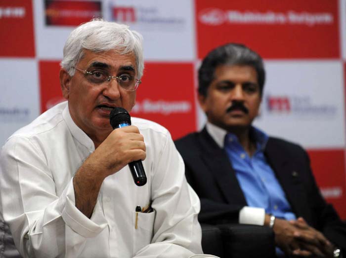 <b>Salman Khurshid: Law and Justice and additional charge of Minority Affairs</b><br><br>Salman Khurshid replaced Veerappa Moily as the country's new law minister.<br><br>A writer and a lawyer, Oxford-graduate Salman Khurshid has been a part of the Indian political scene since early 1980's when he began his career during the Prime Ministership of Mrs. Indira Gandhi.<br><br>In addition to Law Ministry, he also takes charge of Minority Affairs.<br><br>Soon after being sworn in, Khurshid said he was all set to sort out the standoff between the government and Solicitor General Gopal Subramanium over his resignation.<br><br>The 58-year-old Congress leader graduated from St Stephen's college, Delhi University and has been involved in writing and acting in plays since his student days in Delhi and at Oxford.