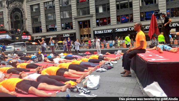 Yoga in the Big Apple: International Day of Yoga in New York City