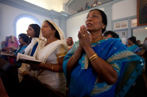 The congregation consists of about 100 members, none of whom live in the town. The members travel from Queens, Brooklyn, and even New Jersey and Staten Island. (NYT Photo)