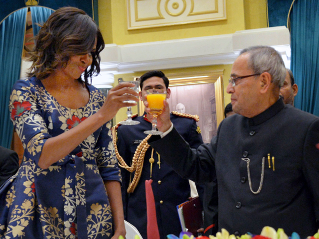 Photo : A Lavish Banquet for the Obamas