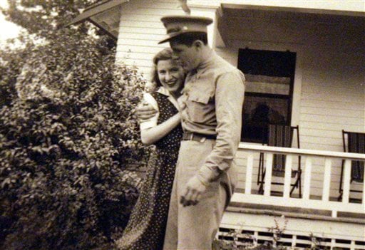 <b>His lineage:</b> This undated photo provided by the presidential campaign of Barack Obama, D-Ill., shows his maternal grandparents Stanley and Madelyn Dunham in Cambrige, Mass., during World War II.