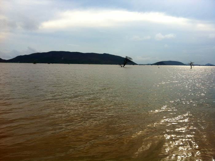 Odisha under an endless expanse of water after cyclone Phailin, floods