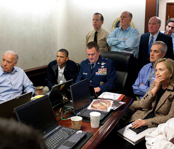 Obama and team watch bin Laden operation unfold