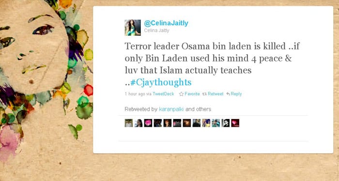 Politicians, celebs tweet about Osama\'s death