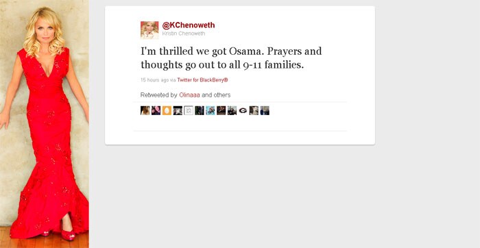 Politicians, celebs tweet about Osama\'s death