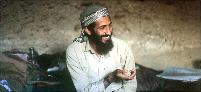 Osama bin Laden, in 1988, was killled in a confrontation with American forces. (Photo courtesy: New York Times)