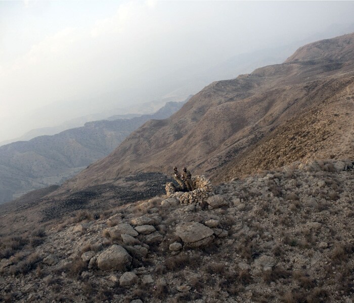 <p>In daylight, from the Army posts, the Taliban seemed almost absent. But this was deceptive, according to the soldiers. The militants, many of them hunkered down in bunkers dug into the hills, strike mostly at night, using snipers, they said.(NYT Image)</p>