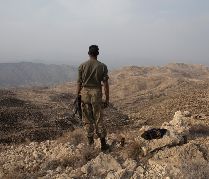 <p>&quot;The terrorists have gone into deeper areas, and the exits are choked,&quot; said General Khalid Rabbani. On the top of a rocky outpost, he sounded a confident while surveying a vast landscape of hills and scarce vegetation. (NYT Image)</p>