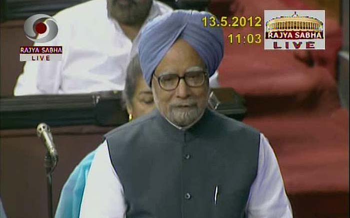 <b>Prime Minister Manmohan Singh (initiating the proceedings in Rajya Sabha):</b> "Mr Chairman sir, I congratulate you and all the members and people of India as they celebrate the first seating of Parliament. It is both Council of States and the House of Elders. This House brings balance in sincerity. Many of our great leaders have served this House with great effort."<br><br>The PM also flagged concerns over "repeated disruptions" of Parliament and "unwillingness" for discussions. "We have to meet the test of essentiality, address regrettable disruptions of the House and restore the sense of dignity and decorum," he said.