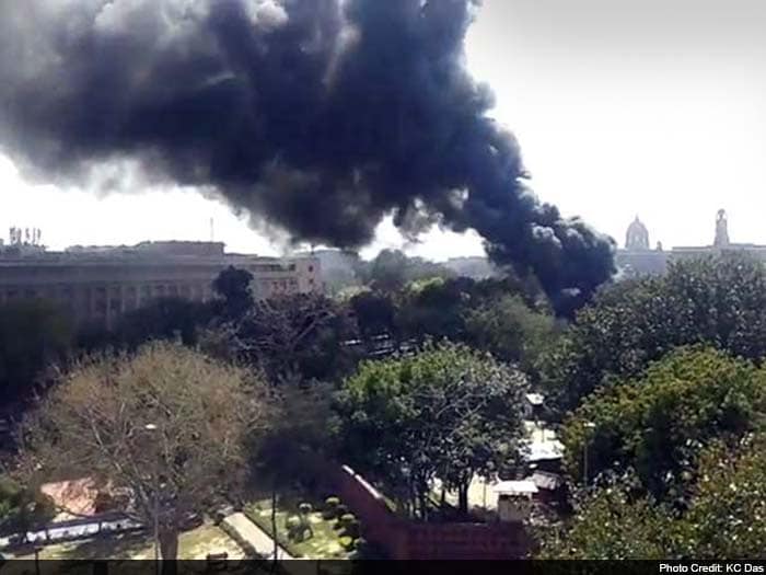 Major Fire Breaks Out at Parliament Premises