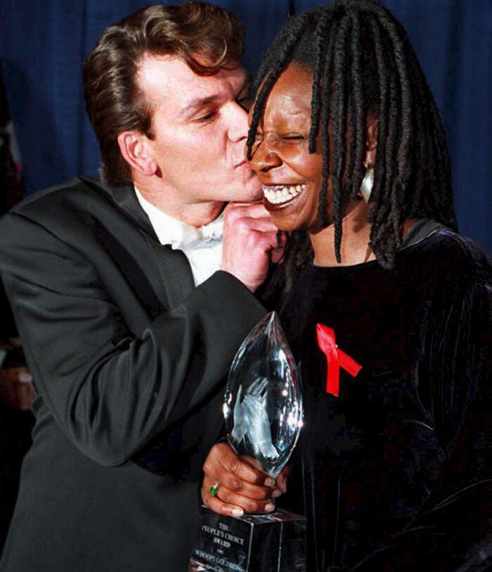 Despite legendary films like <I>Dirty Dancing</i> and <I>Ghost</i>, Swayze remained Oscar-less, in fact he was never even nominated. Meanwhile, his <I>Ghost</i> co-star Whoopi Goldberg won the Best Supporting Actress Oscar for her performance in that film. (Photo: AFP)