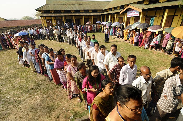 Elections 2014: High voter turnout in Phase 4