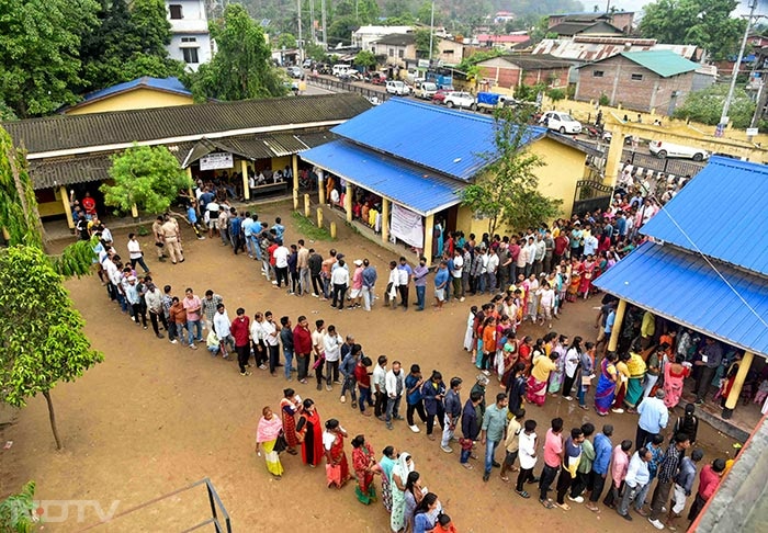 Pics: People In Different Hues Turn Up At Polling Stations To Vote In Phase 3