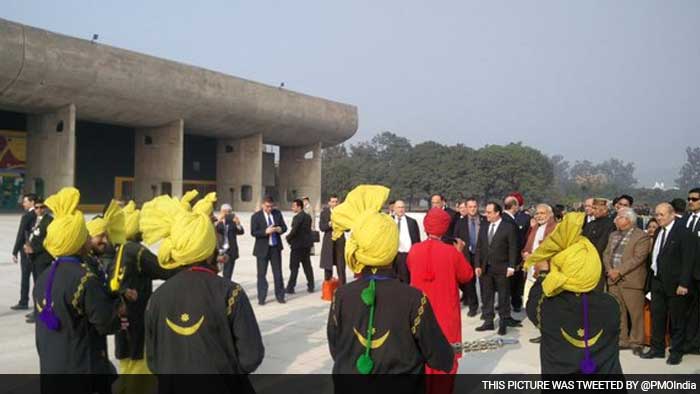 5 Pics: President Hollande Explores Chandigarh's French Connection