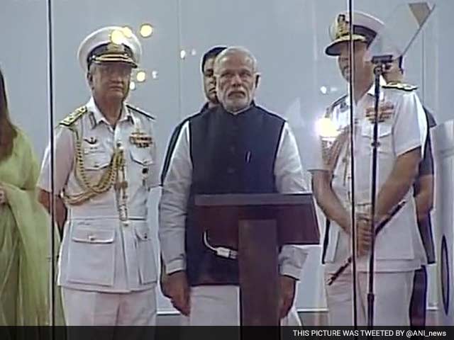 Photo : PM Modi Visits International Fleet Review: 5 Pics