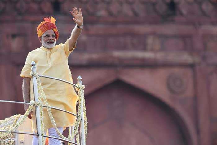 In Pics: PM Narendra Modi\'s Independence Day Address At Red Fort