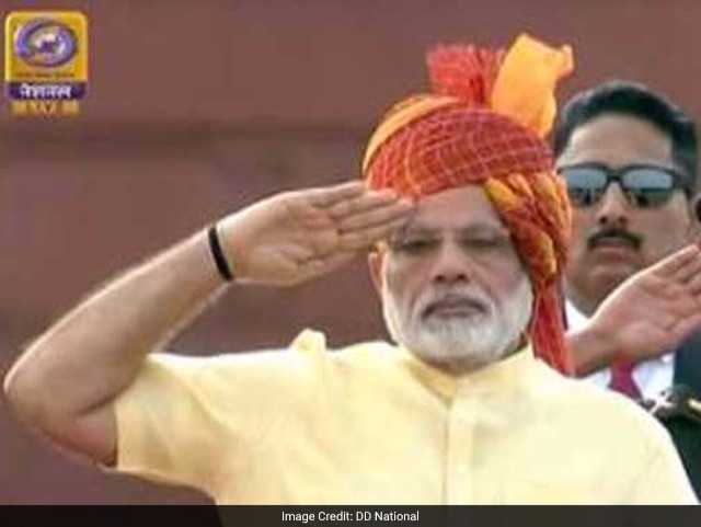In Pics: PM Narendra Modi's Independence Day Address At Red Fort In Pics: PM Narendra Modi's Independence Day Address At Red Fort
