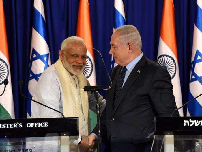 PM Modi\'s Historic Visit To Israel: Day 1 In Pics