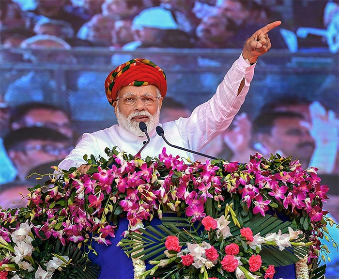 Prime Minister Narendra Modi\'s Lok Sabha Poll Campaign: In Pictures