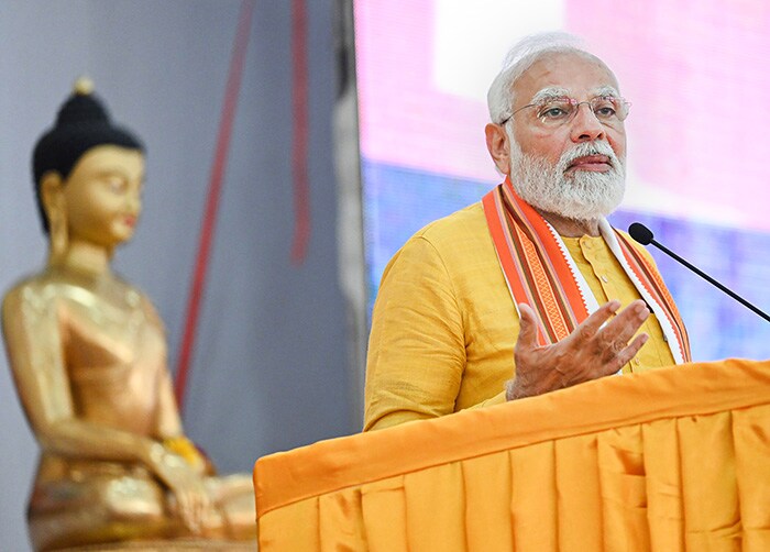 "India and Nepal's ever-strengthening friendship and our closeness will benefit the entire humanity in the kind of global conditions that are emerging," PM Modi said in his 20-minute special address.