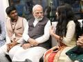 Photo : प्रधानमंत्री मोदी ने मुंबई मेट्रो में किया सफर, मुंबई को दी कई परीयोजनाओं की सौगात