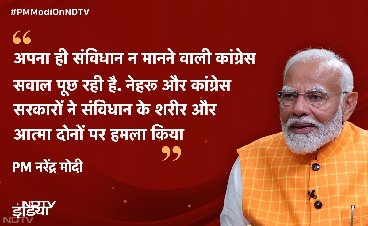 NDTV संग Interview में PM नरेंद्र मोदी ने दिखाई नए भारत की तस्‍वीर