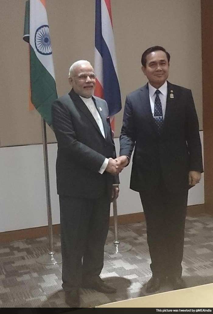 PM Modi meets the Prime Minister of Thailand Prayut Chan-o-cha