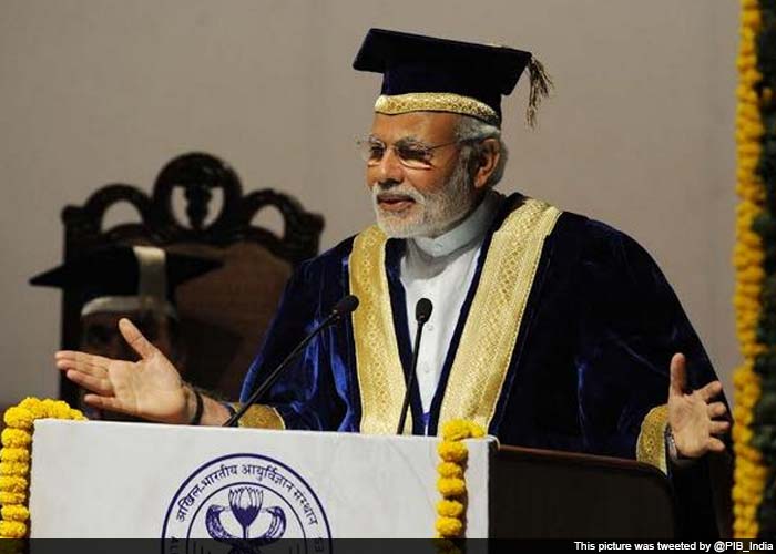 \'I\'m Not a Good Patient\', Quips PM Modi at AIIMS Convocation