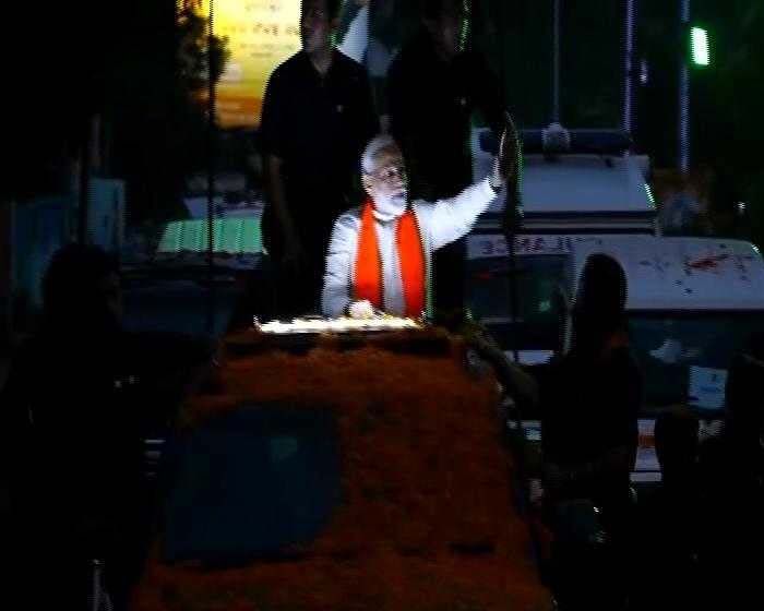 In Pics: Sea Of Supporters, Rose Petals For PM Modi\'s 90-Minute Odisha Roadshow