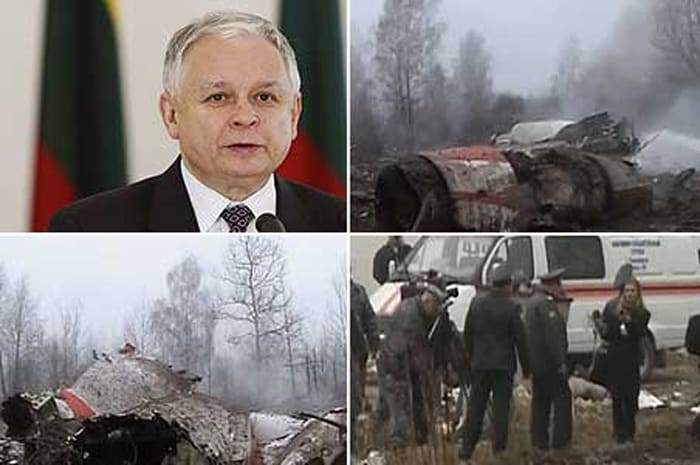 Polish President Lech Kaczynski and his wife died Saturday along with more than 80 others when their plane crashed while coming in for a landing in western Russia, officials said.