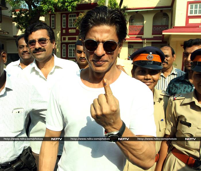 In Maharashtra and Haryana, Celebs and Political Big-Wigs Vote