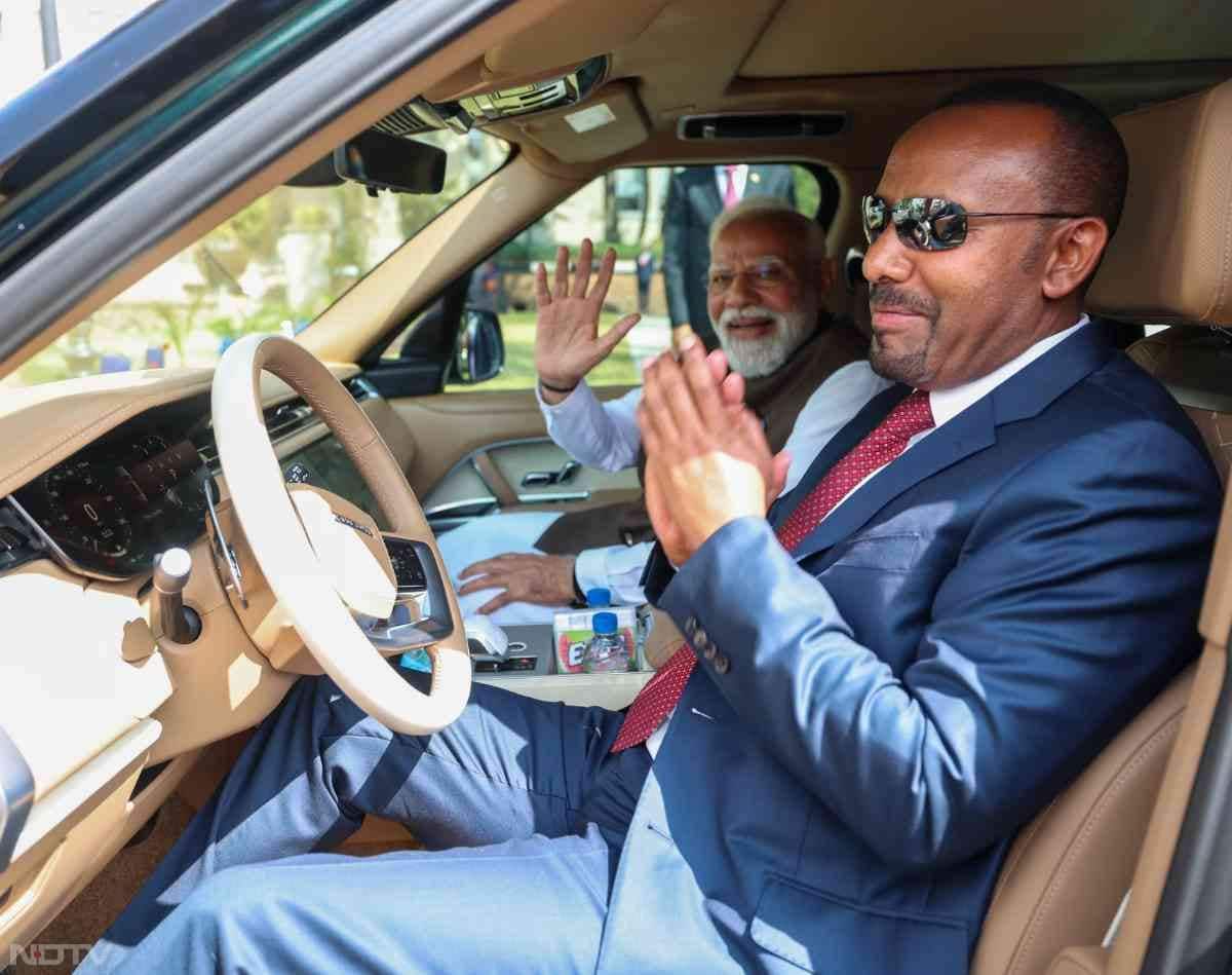 इथोपिया के PM Abiy Ahmed Ali और साथ में PM Modi