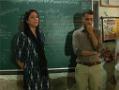 Priya Dutt visits school for SMS