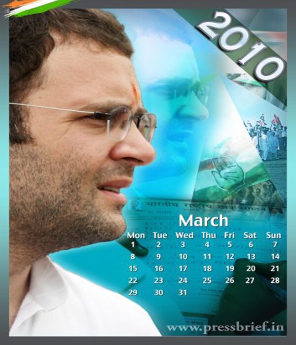 Gandhis First family of calendars