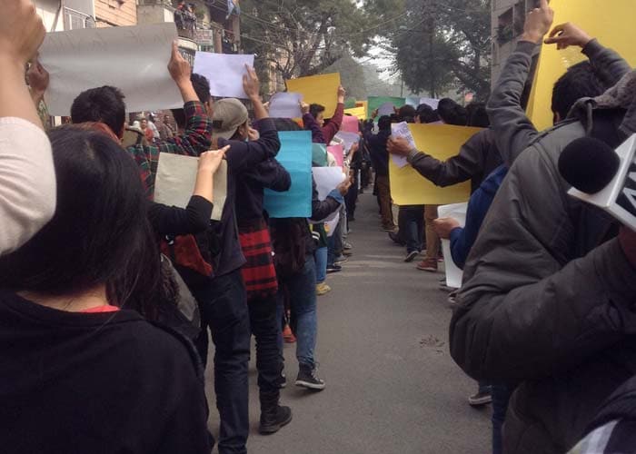 Protest in Delhi against Arunachal Pradesh student\'s death