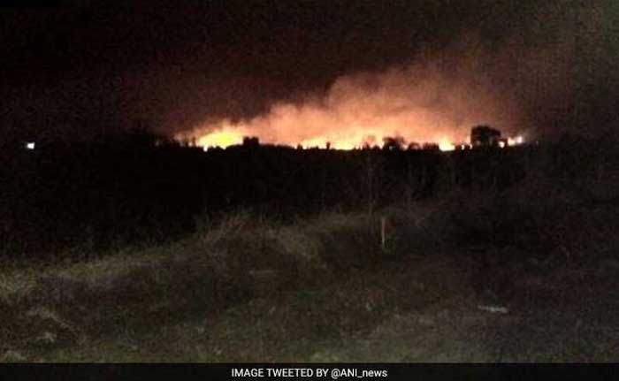 In Pics: Fire At Pulgaon Ammunition Depot In Maharashtra