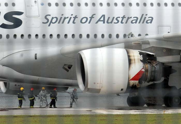 Qantas plane lands in Singapore after mid-air emergency